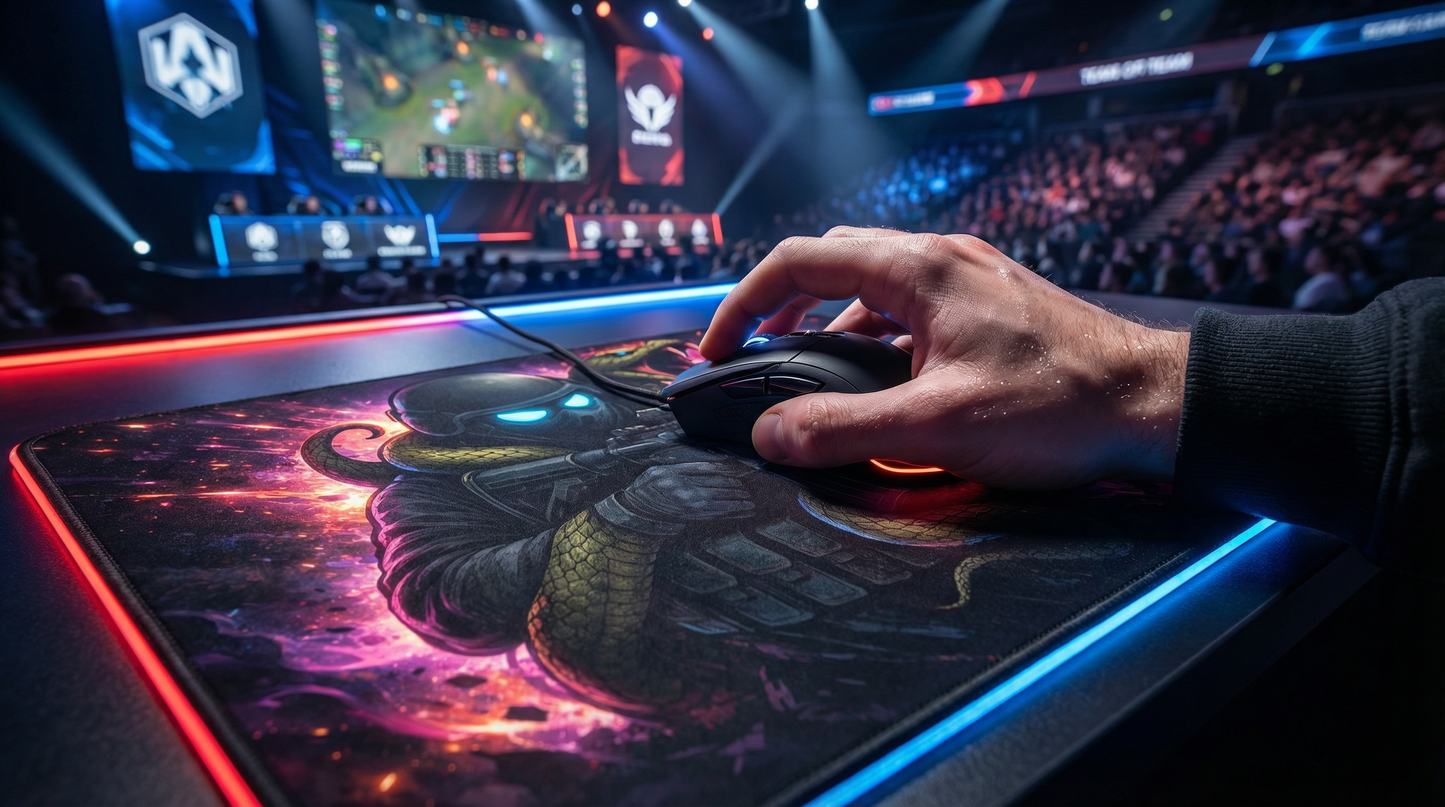 Commander Snake XL Mousepad 15.5"x 35.4"x3mm